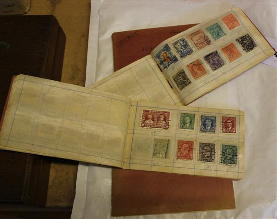 STAMPS - Malta, GV - GVI MM & four old club books